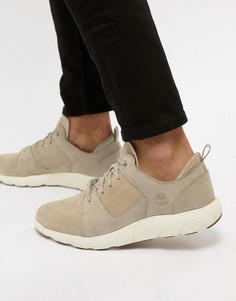 Светло-бежевые замшевые кроссовки Timberland Flyroam - Светло-бежевый