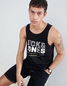 Майка с принтом Jack &amp; Jones Core - Черный