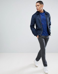 Синяя футболка узкого кроя с логотипом PS Paul Smith - Синий
