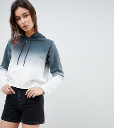 Худи с эффектом деграде ASOS DESIGN Tall - Серый