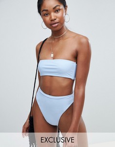 Плавки бикини с высоким вырезом бедра Missguided - Синий