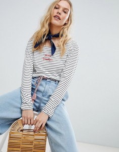 Лонгслив в полоску Maison Scotch - Синий