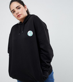 Худи из органического хлопка эксклюзивно от Puma Plus - Черный