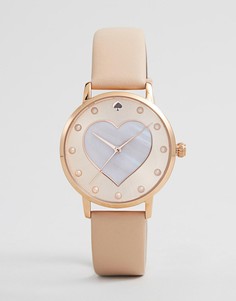Женские часы с кожаным ремешком Kate Spade Metro - Розовый