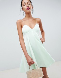 Свободное платье мини на бретельках ASOS DESIGN - Оранжевый