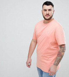 Розовая футболка с круглым вырезом и логотипом Original Penguin Big &amp; Tall - Розовый
