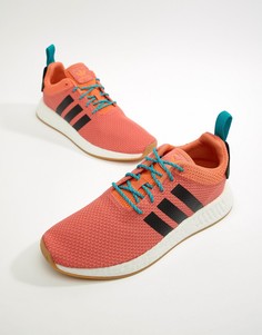 Оранжевые кроссовки adidas Originals NMD R2 CQ3081 - Оранжевый