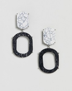 Серьги-подвески ASOS DESIGN - Мульти