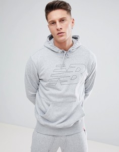 Серый худи New Balance MT81557_AG - Серый