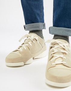 Замшевые кроссовки Clarks Originals Trigenic Evo - Белый