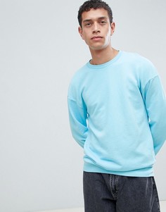 Свитшот с заниженной линией плеч Jack &amp; Jones Originals - Синий