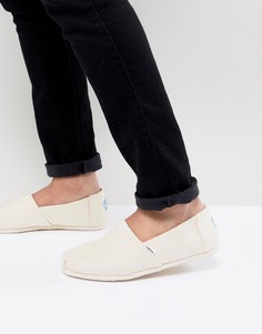 Белые парусиновые эспадрильи TOMS Classic - Белый