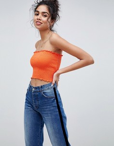 Кроп-топ ASOS DESIGN - Оранжевый