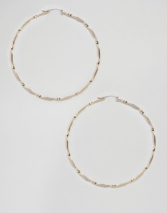 Серьги-кольца XXL ASOS DESIGN - 120 мм - Золотой