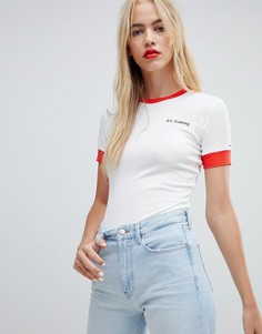 Футболка в стиле ретро с логотипом Tommy Jeans - Белый