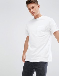 Свободная белая футболка New Look - Белый