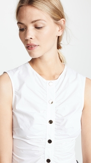 Derek Lam 10 Crosby Ruched Crop Top