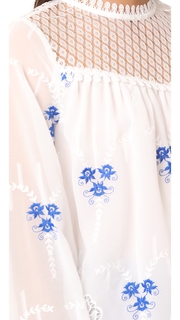 endless rose Flower Embroidered Top
