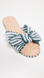 Loeffler Randall Shirley Knotted Rickrack Slides