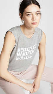 Spiritual Gangster Meditate Chakra Tank Top