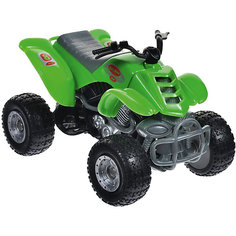 Мотоцикл Autotime "Quadrobike "Monster" 1:16, зеленый