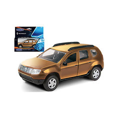 Коллекционная машинка Autotime Renault Duster, 1:38, коричневая