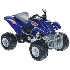 Мотоцикл Autotime "Quadrobike "Monster" 1:16, синий