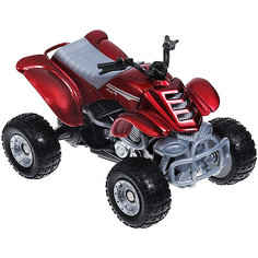 Коллекционный квадроцикл Autotime Quadrobike Fire, 1:16, красная