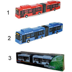 Автобус Autotime City Bus длиннобазный, 1:48, белая