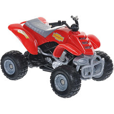 Мотоцикл Autotime "Quadrobike "Monster" 1:16, красный