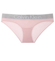Розовые трикотажные трусы-слипы Calvin Klein