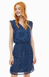 Платье в полоску с расклешенной юбкой Ichi