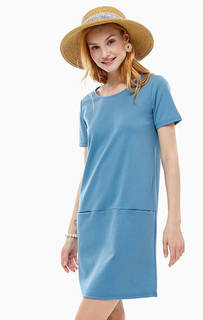 Трикотажное платье с короткими рукавами Ichi