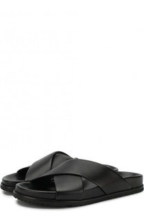 Кожаные шлепанцы Jimmy Saint Laurent