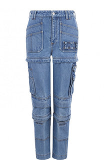 Укороченные джинсы с накладными карманами Balenciaga