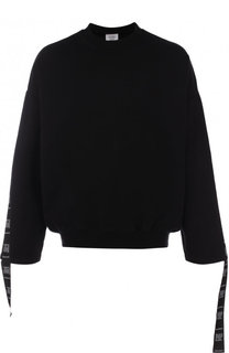 Хлопковый свитшот свободного кроя Vetements