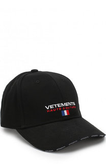 Хлопковая бейсболка Vetements