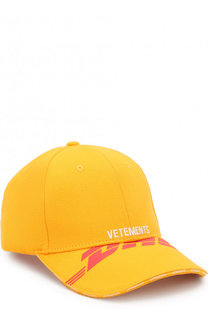 Хлопковая бейсболка Vetements