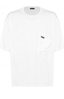Хлопковая футболка свободного кроя Balenciaga