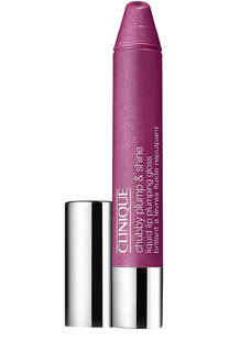 Увлажняющий блеск-бальзам для губ Chubby Plump&amp;Shine, оттенок 07 Goliath Grape Clinique