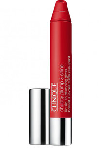 Увлажняющий блеск-бальзам для губ Chubby Plump&amp;Shine, оттенок 02 Super Scarlet Clinique