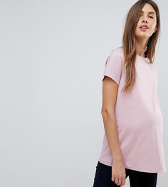 Футболка с круглым вырезом ASOS DESIGN Maternity - Розовый