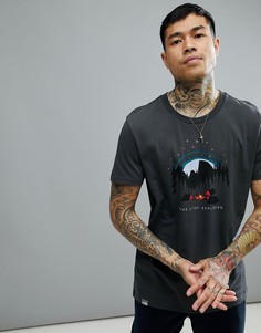 Темно-серая футболка с принтом The North Face NSE Series - Серый