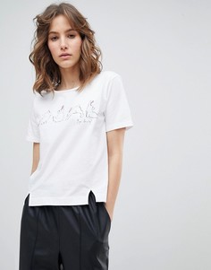 Футболка с принтом кролика PS by Paul Smith Yoga - Белый