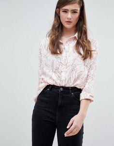 Oversize-рубашка с принтом ASOS DESIGN - Мульти