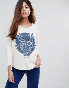 Свитшот с принтом Maison Scotch - Кремовый
