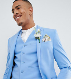 Синий облегающий пиджак ASOS DESIGN Tall - Синий