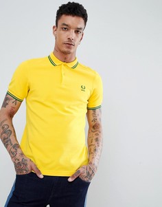 Желтое поло Fred Perry - Рыжий