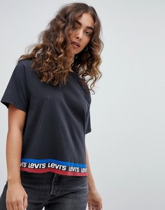 Черная футболка с фирменной лентой Levis - Черный Levis®