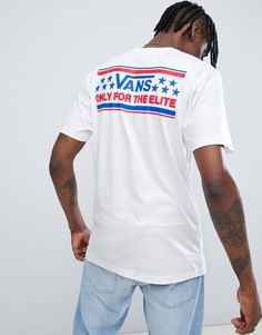 Белая футболка с принтом Vans Heritage - Белый